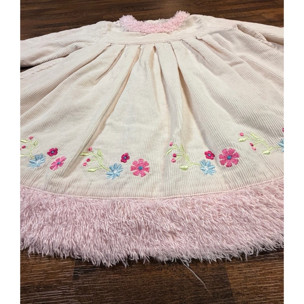 Vintage Hanna Anderson Corduroy pale pink dress. Size 6/12 months. Fall/winter - Picture 2 of 7